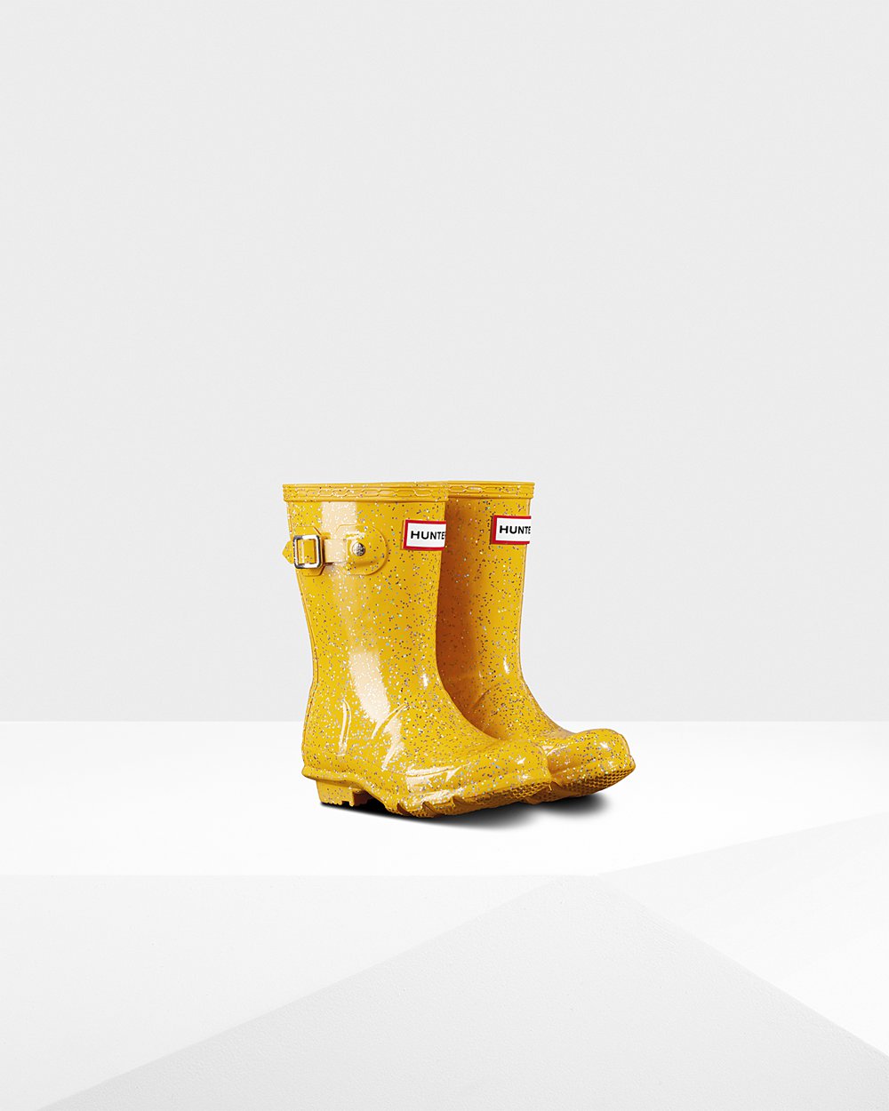 Kids Hunter Original Little Giant Glitter - Rain Boots Yellow - 5247-ELVTG